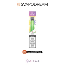 ELFBAR 600V2 - Pod Mod Usa e Getta LEMON LIME 600 PUFF