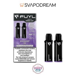 DINNER LADY - Cartuccia Pod Precaricata FUYL BLUEBERRY ICE 2pz