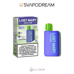 ELFBAR LOST MARY TOCA AIR OCEAN BLUE + 1 Pod LEMON LIME