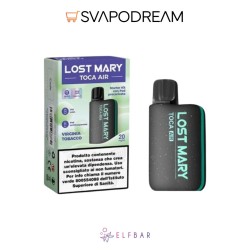 ELFBAR LOST MARY TOCA AIR BLACK + 1 Pod VIRGINIA TOBACCO