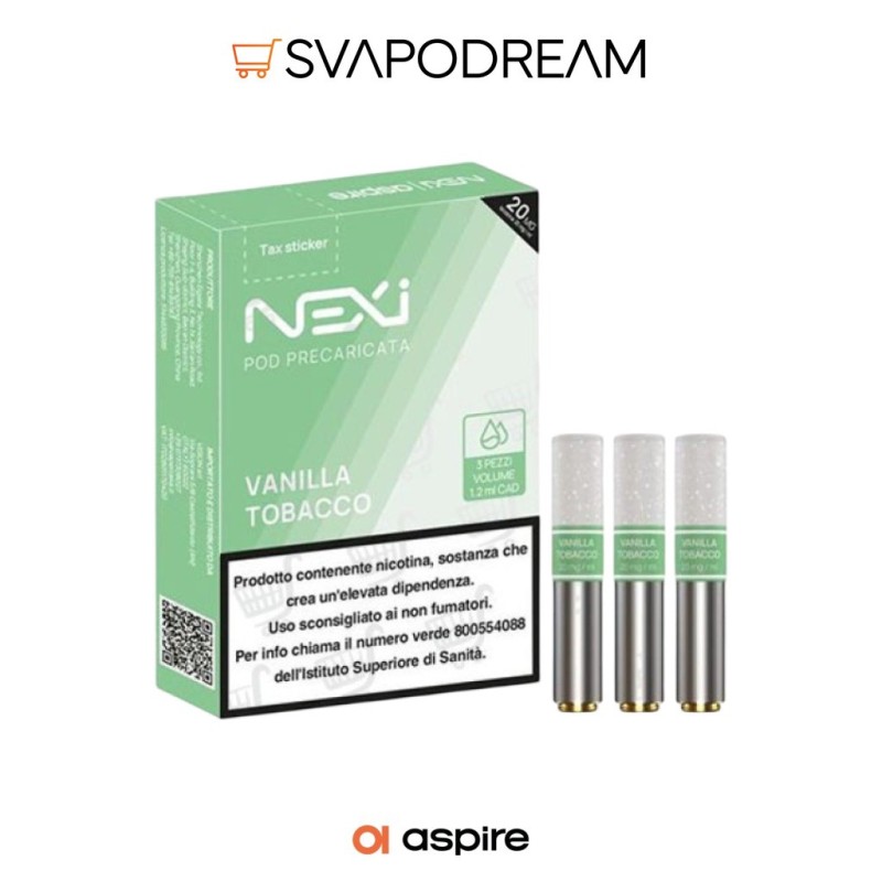 ASPIRE - NEXI Pod VANILLA TOBACCO 1,2ml