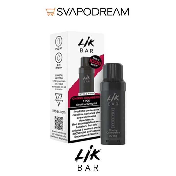 Lik Bar Still Pod Cherry Cranberry 1pz | Svapodream