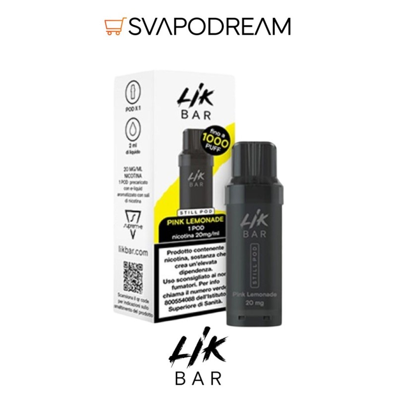 SUPREM-E LIK BAR STILL Pod PINK LEMONADE 1pz