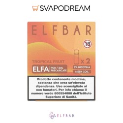 ELFBAR ELFA - Cartuccia Pod Precaricata TROPICAL FRUIT 2pz