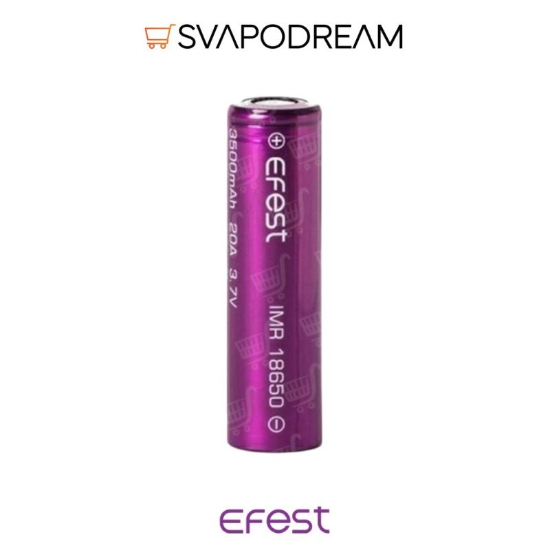Efest 18650 3500mAh 20A Flat Top - Batteria | Svapodream