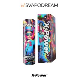 X POWER - Batteria 18650  3000mAh 30A