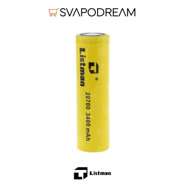 LISTMAN - Batteria 20700 3400mAh 40A 1pz