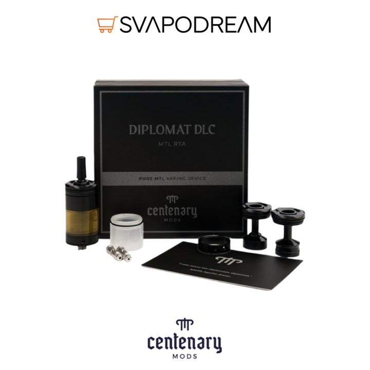 CENTENARY MODS - Atomizzatore DIPLOMAT DCL v1.5 MTL RTA L.E. 23mm
