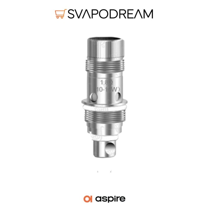 Resistenze Aspire Nautilus BVC 1.8 Ohm 5pz | Svapodream