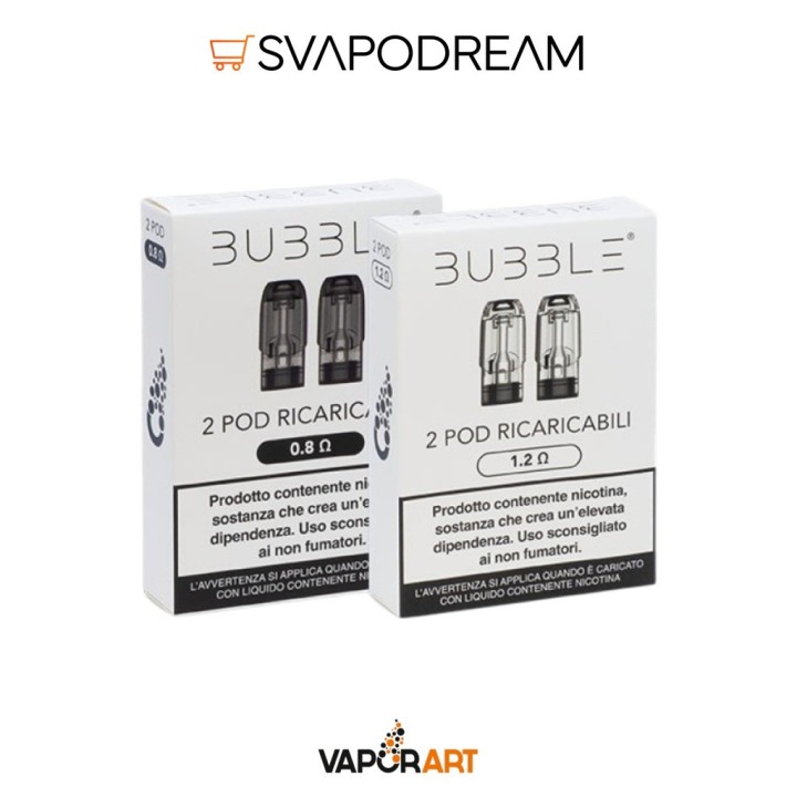 BUBBLE VAPORART Cartuccia Pod 2pz