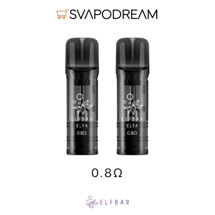 Pod Elfa Turbo Open Elfbar 2pz 0,8/1,1 Ohm | Svapodream