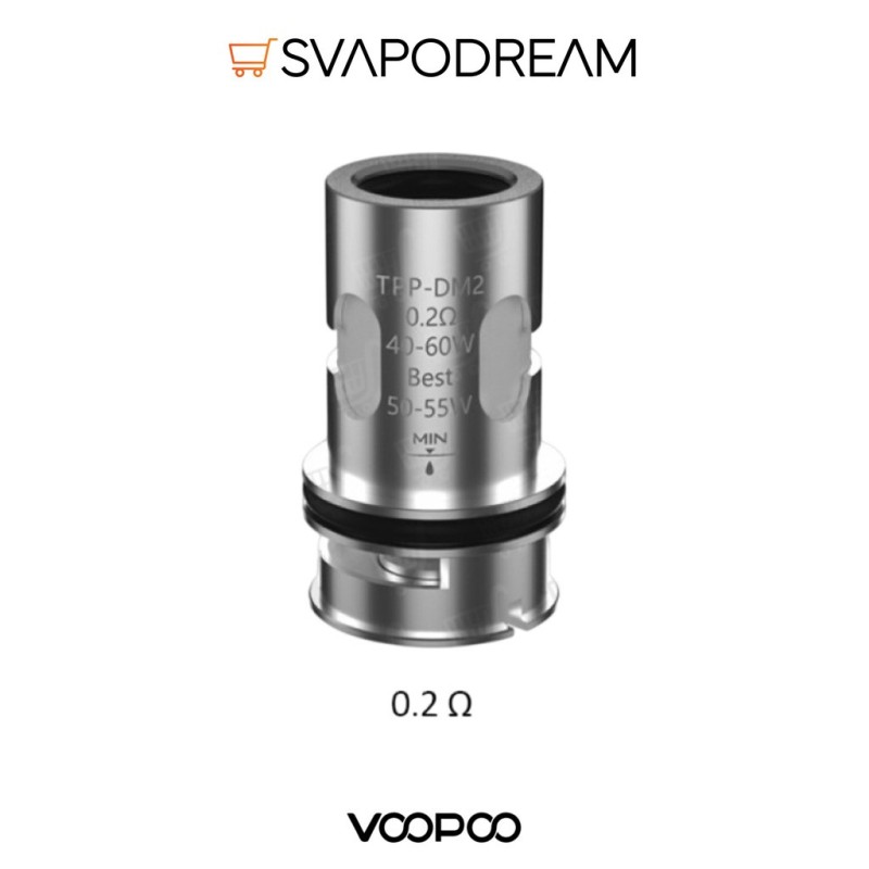 VOOPOO - Resistenze TPP DM1-DM2 3pz