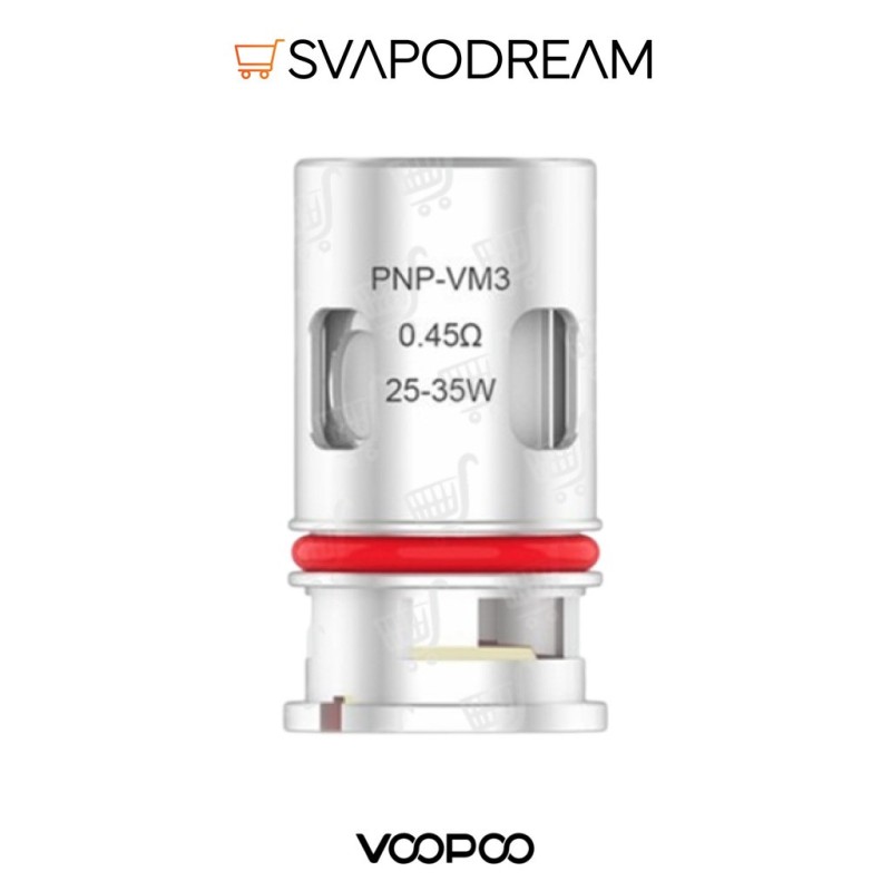 VOOPOO - Resistenze PnP-VM3 0.45 Ohm 5pz