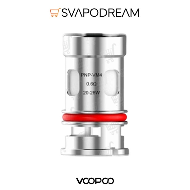 VOOPOO - Resistenze PnP-VM4 0.6 Ohm 5pz
