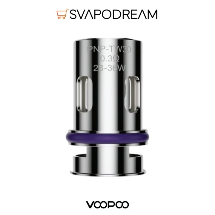 Resistenze Voopoo PnP TW 0.15-0.3Ω 5pz | Svapodream