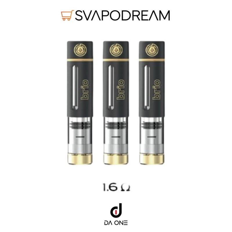 DA ONE & GALACTIKA - Cartuccia Pod BRIO 1,6Ohm 3pz