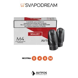 JUSTFOG - M4 Pod Precaricata Monouso MALBY 2pz
