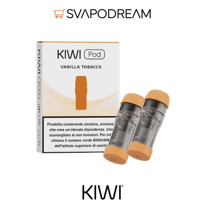 Cartucce Precaricate Kiwi Vanilla Tobacco 2pz | Svapodream