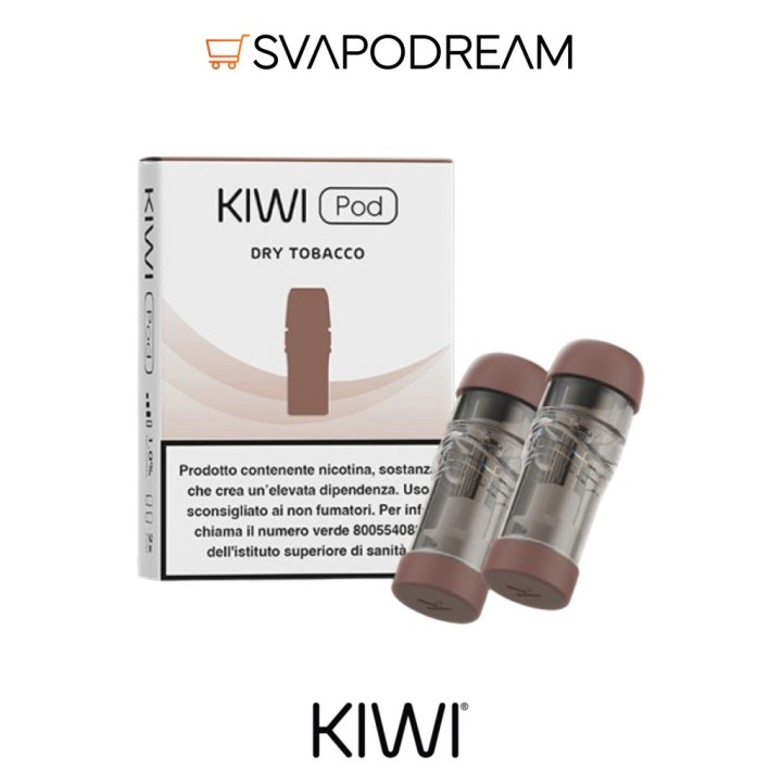 KIWI - Sigaretta Elettronica Cartucce Precaricate DRY TOBACCO