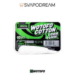 WOTOFO - Cotone pretagliato 6mm 10pz