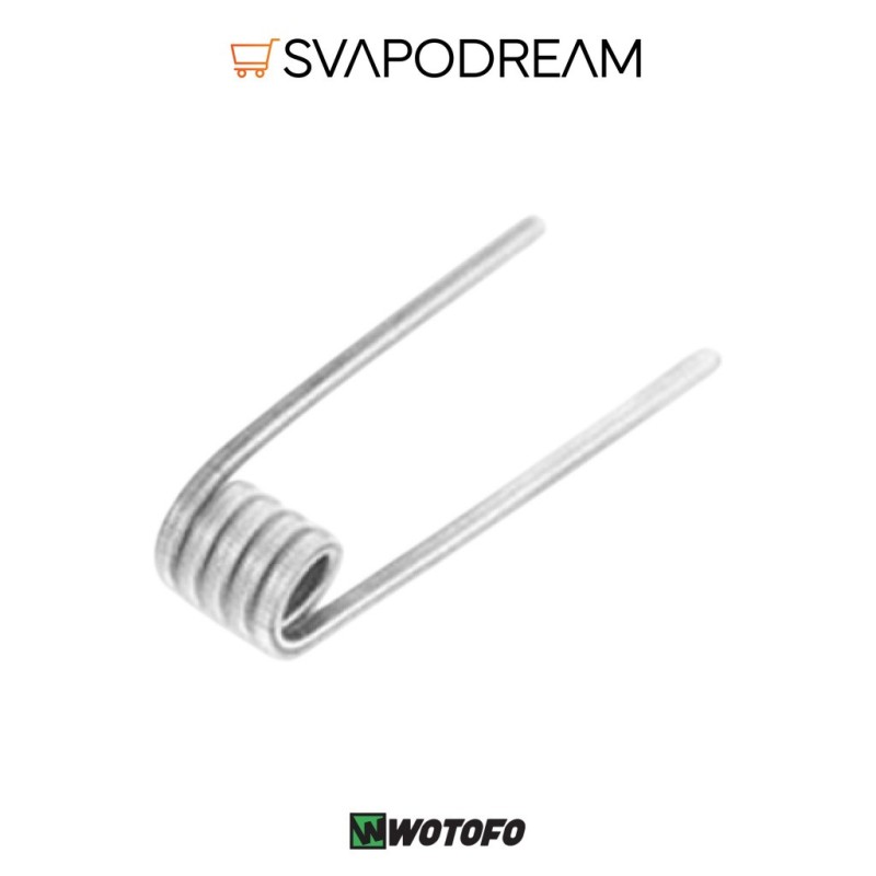 WOTOFO - Coil pronte Dual Core Fused Clapton Ni80 10pz