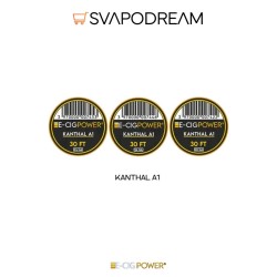 E-CIG POWER - Filo per Rigenerare KA1 (Kanthal A1) 30FT
