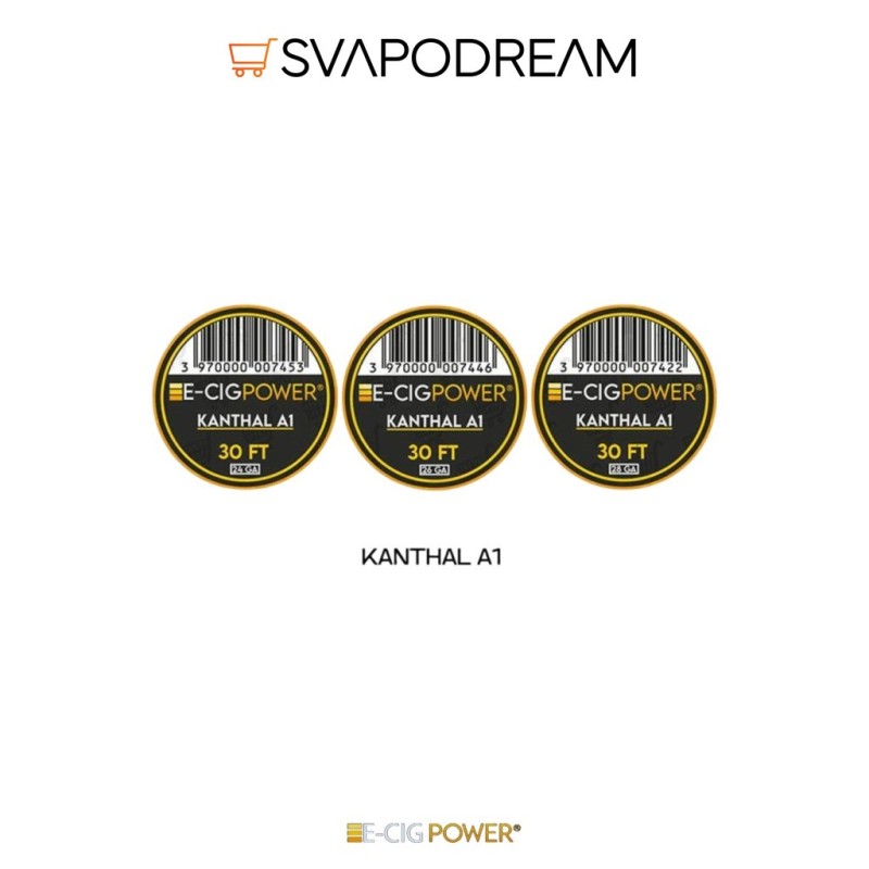 E-CIG POWER - Filo per Rigenerare KA1 (Kanthal A1) 30FT