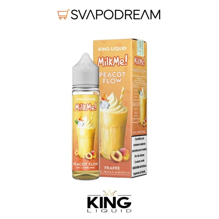 KING LIQUID - Liquido Mix&Vape 20ml MILK ME! PEACOT FLOW