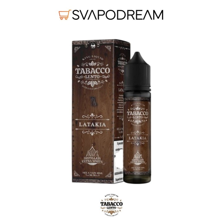 Tabacco Lento Latakia Mix&Vape 20ml King Liquid | Svapodream