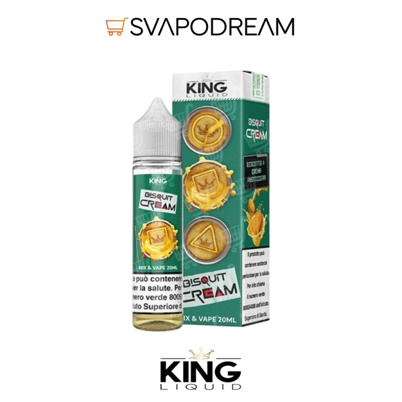 KING LIQUID - Liquido Mix&Vape 20ml BISQUIT CREAM