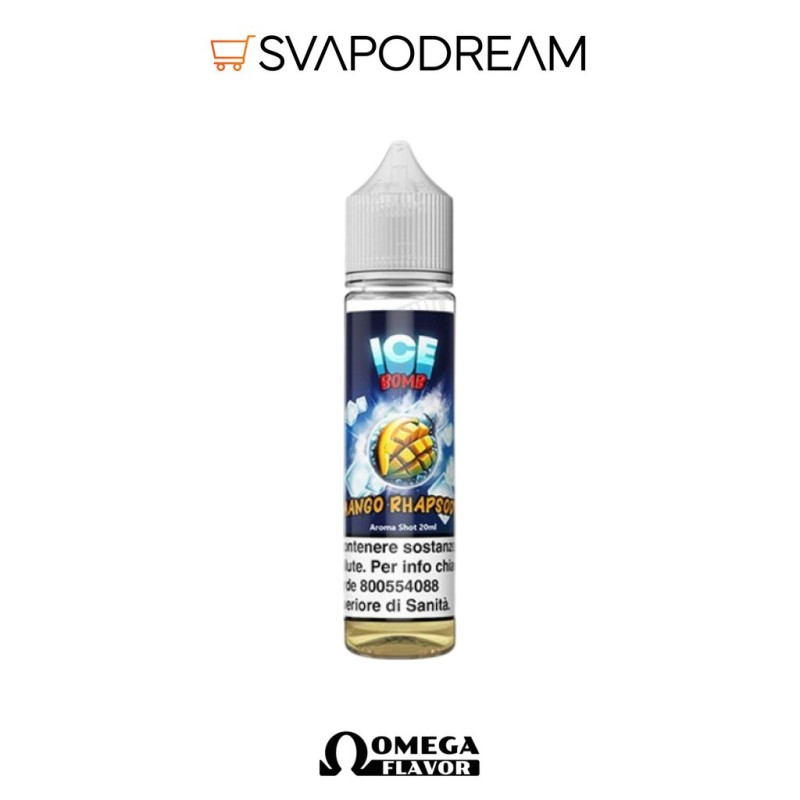 OMEGA FLAVORS - Aroma Shot 20ml Ice Bomb MANGO RHAPSODY