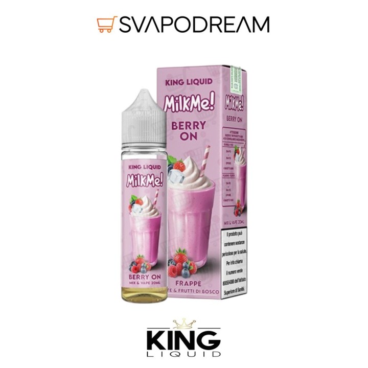 KING LIQUID - Liquido Mix&Vape 20ml MILK ME! BERRY ON
