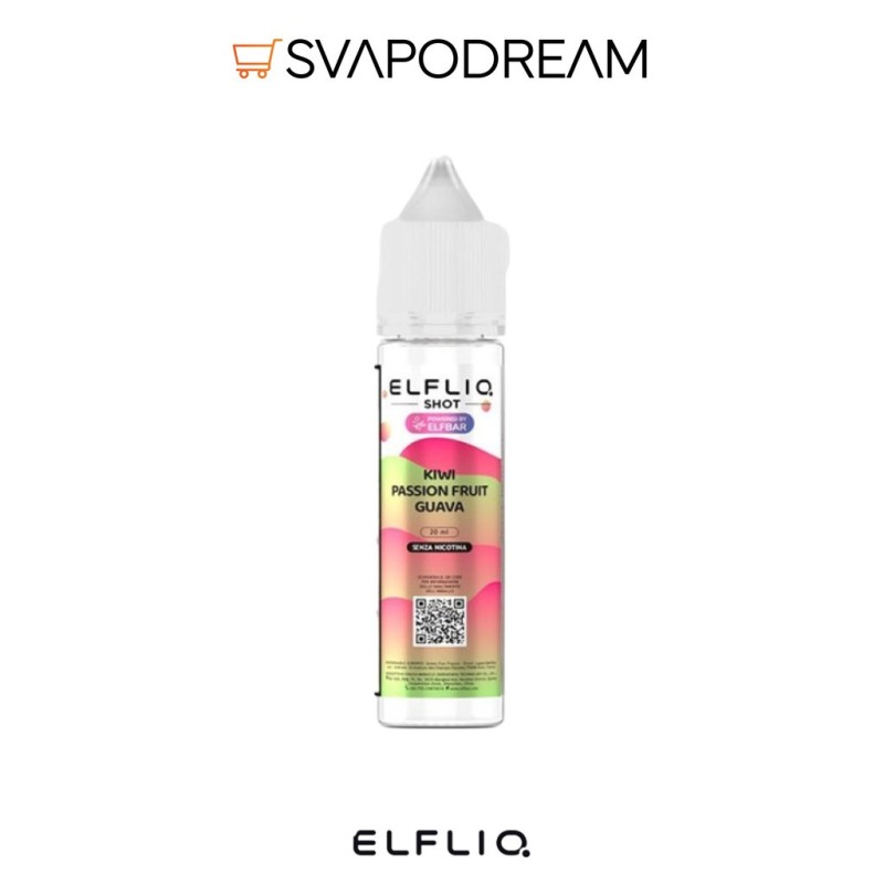 Kiwi Passion Fruit Guava ElfLiq Mix&Vape 20ml | Svapodream