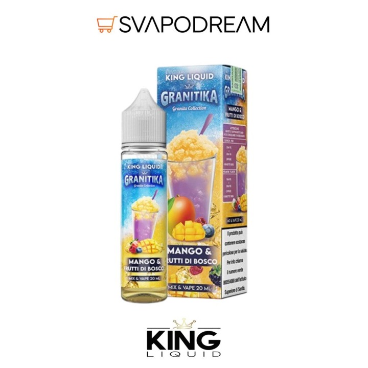 KING LIQUID - Liquido Mix&Vape 20ml GRANITIKA MANGO & FRUTTI DI BOSCO