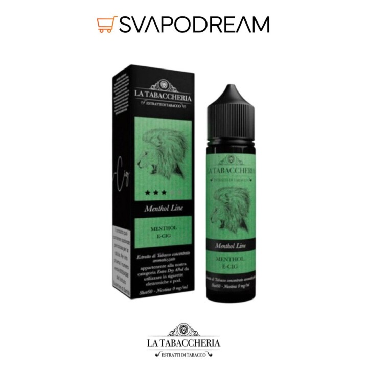 LA TABACCHERIA - Aroma Shot 20ml MENTHOL E-CIG EXTRA DRY