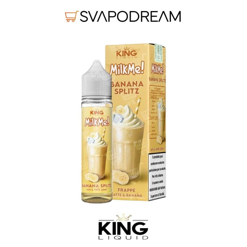 King Liquid Banana Splitz Mix&Vape 20ml | Svapodream