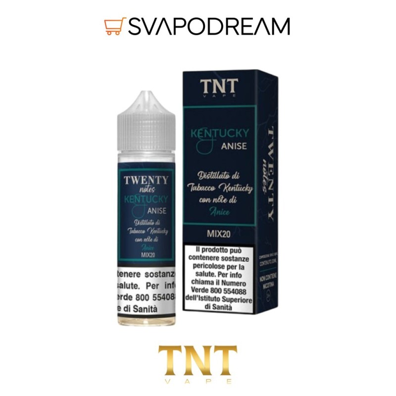 TNT VAPE -  Liquido Mix&Vape 20ml Twenty Notes KENTUCKY ANISE