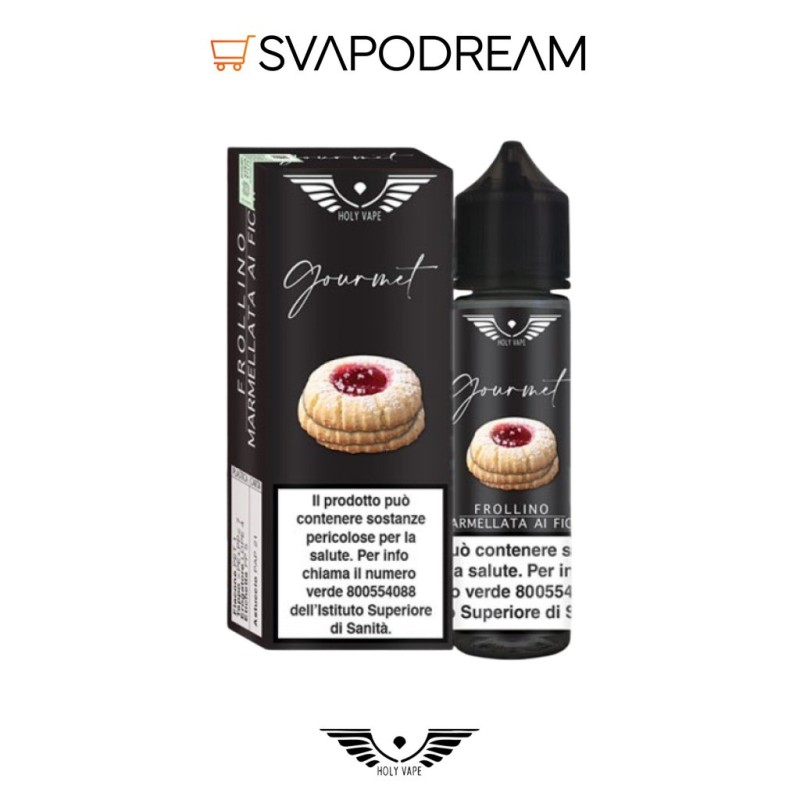 HOLY VAPE GOURMET - Aroma Shot 20ml FROLLINO CON MARMELLATA AI FICHI