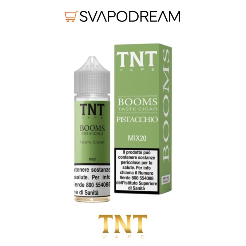 TNT VAPE - Liquido Mix&Vape 20ml BOOMS PISTACCHIO