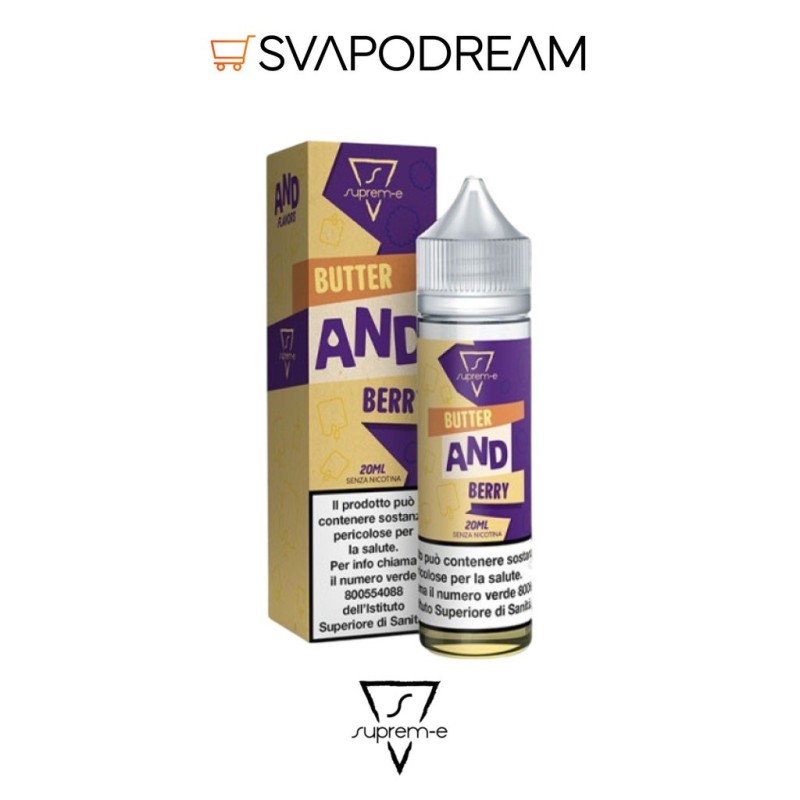 SUPREM-E - Liquido Mix&Vape 20ml BUTTER AND BERRY