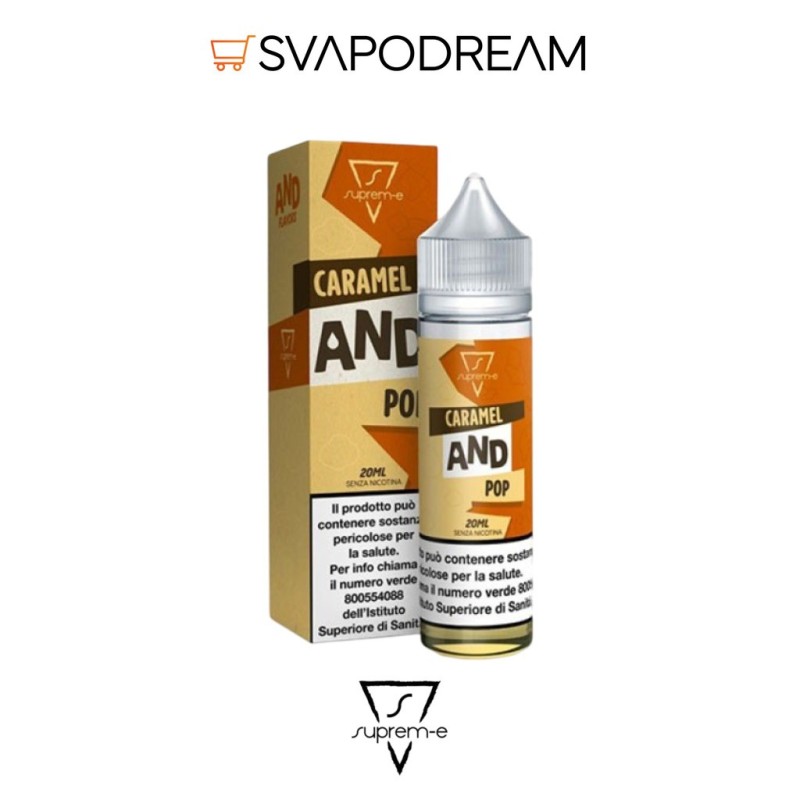 SUPREM-E - Liquido Mix&Vape 20ml CARAMEL AND POP