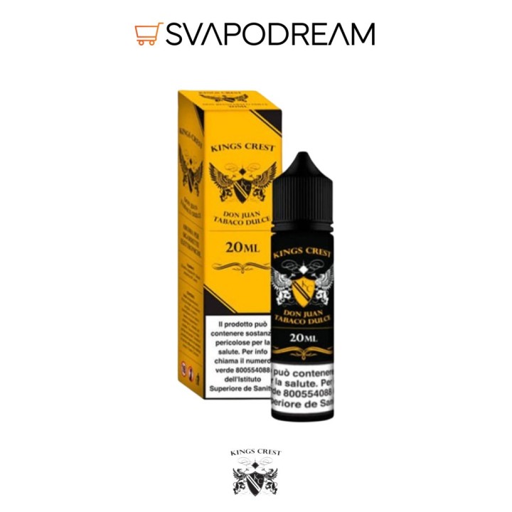 KINGS CREST - Liquido Mix&Vape 20ml DON JUAN TABACO DULCE