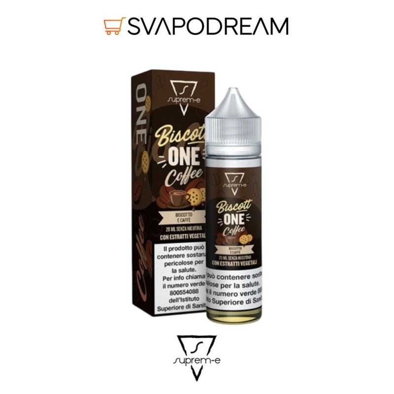 SUPREM-E - Liquido Mix&Vape 20ml BISCOTTONE COFFEE