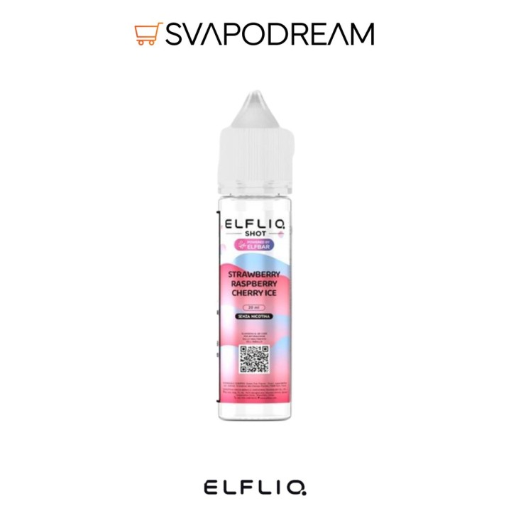 ElfLiq Strawberry Raspberry Cherry Ice 20ml | Svapodream