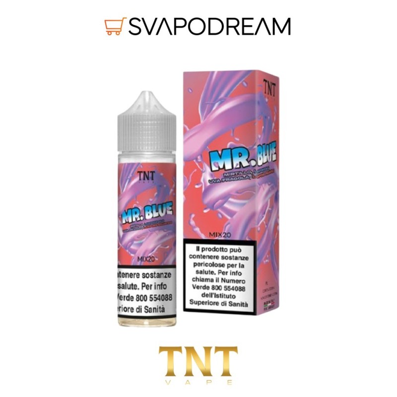 TNT VAPE - Liquido Mix&Vape 20ml Fruity MR. BLUE