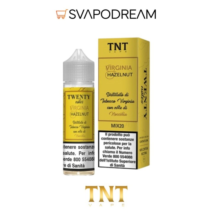 TNT VAPE -  Liquido Mix&Vape 20ml Twenty Notes VIRGINIA HAZELNUT