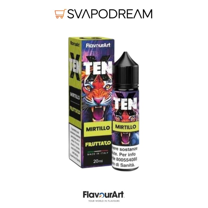 FLAVOURART - Aroma Shot 20ml TEN-X MIRTILLO
