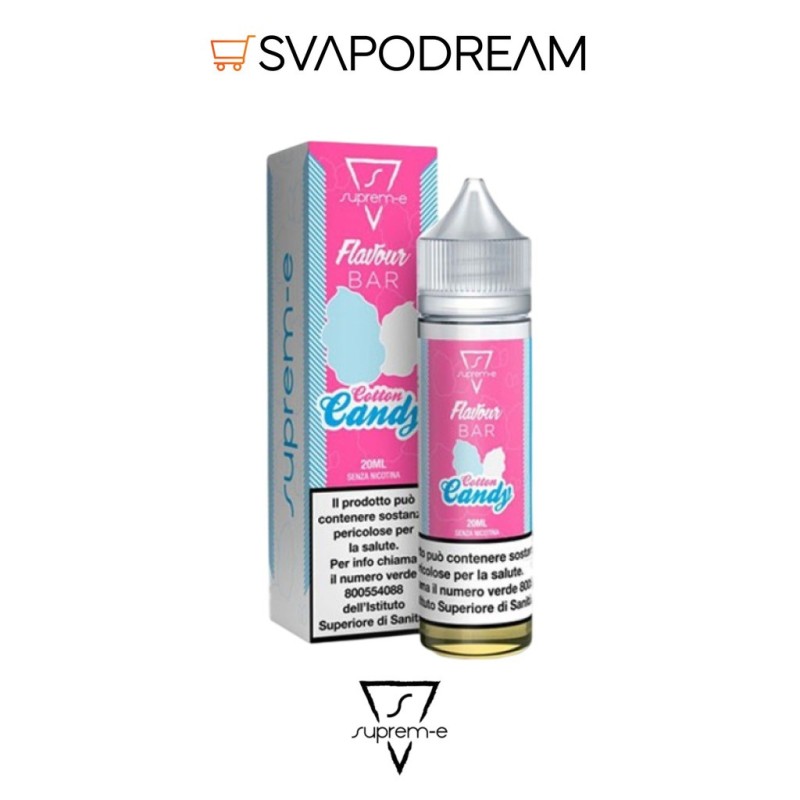 SUPREM-E - Liquido Mix&Vape 20ml Flavour Bar COTTON CANDY
