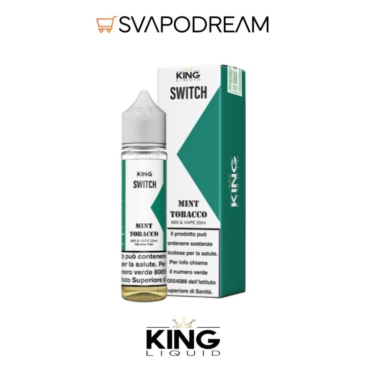 KING LIQUID - Liquido Mix&Vape 20ml SWITCH MINT TOBACCO