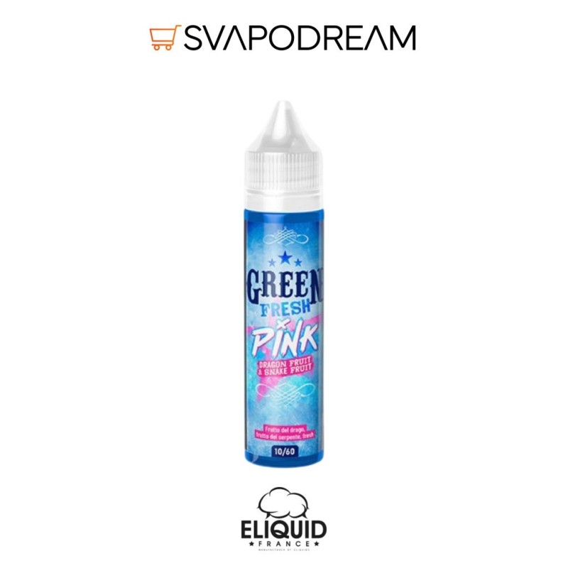 ELIQUID FRANCE - Aroma Shot 10ml Green Fresh PINK